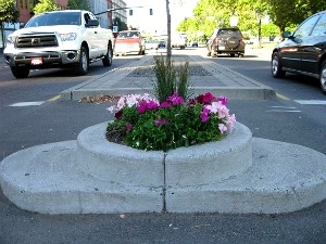 Mill Ends - the smallest park in the world.  Portland, OR  Photo: KGilb.